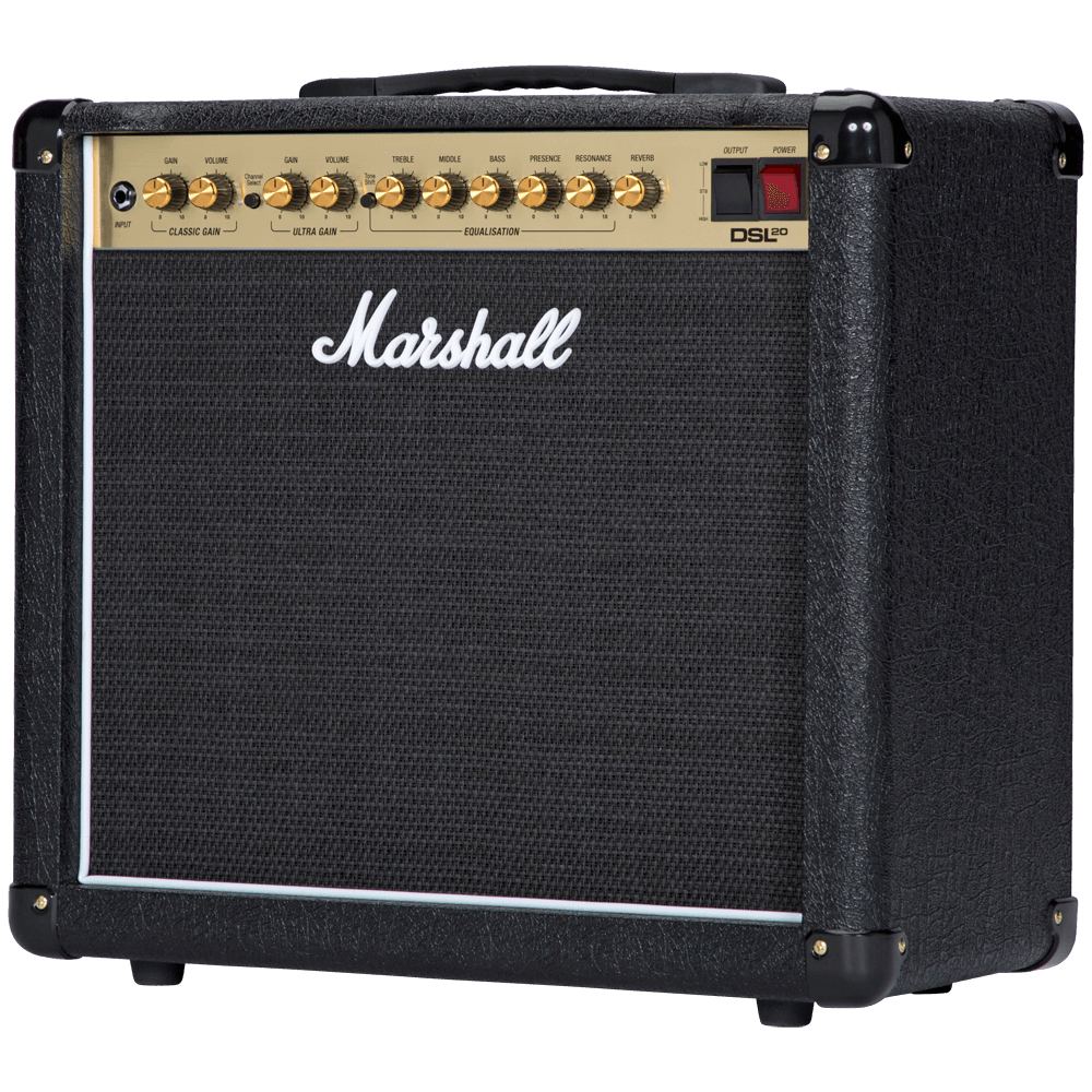 Marshall DSL20CR 20w Tube Combo Amplifier - Classic Tone, Versatile Controls, Built-in Reverb