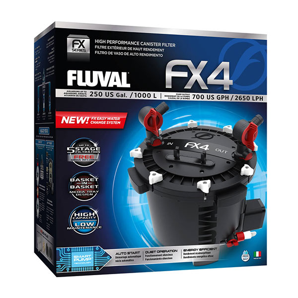 Premium Fluval FX4 External Filter: Enhance Your Aquarium with High-Performance Filtration + Earn Bonus Rewards!