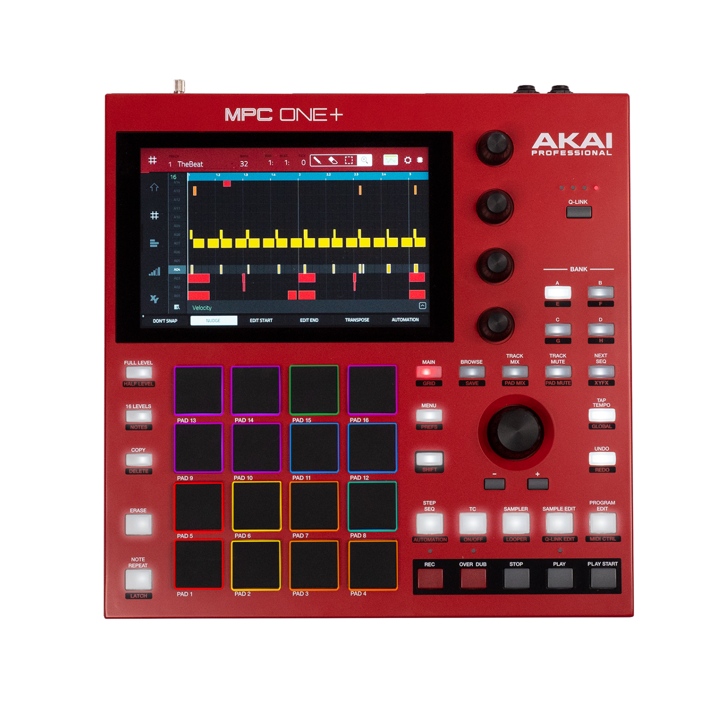 Akai MPC One+ Standalone Sampler & Sequencer - Portable Music Production, Touchscreen Interface, Powerful Performance Features